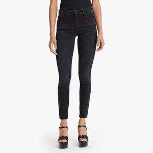 MOTHER High Rise Black Jeans